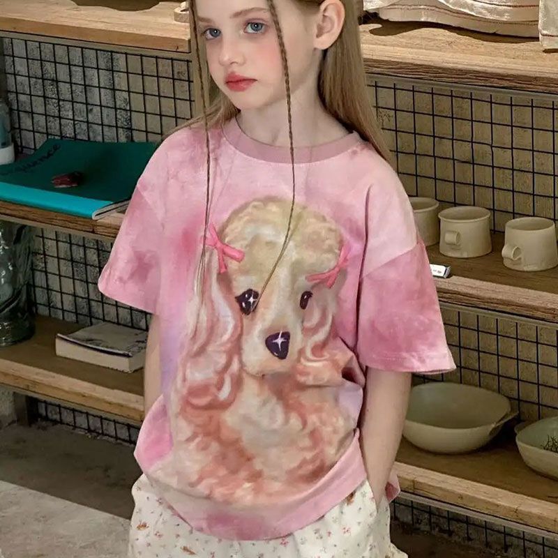 年中クリアランス、男の子と女の子向けの高コストパフォーマンスTシャツ、夏用子供用半袖コットン（返品不可//レビューなし1|undefined