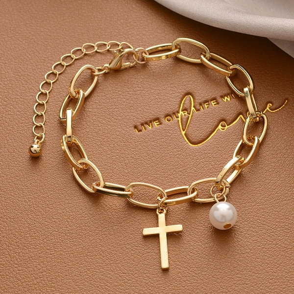 2112#cross bracelet