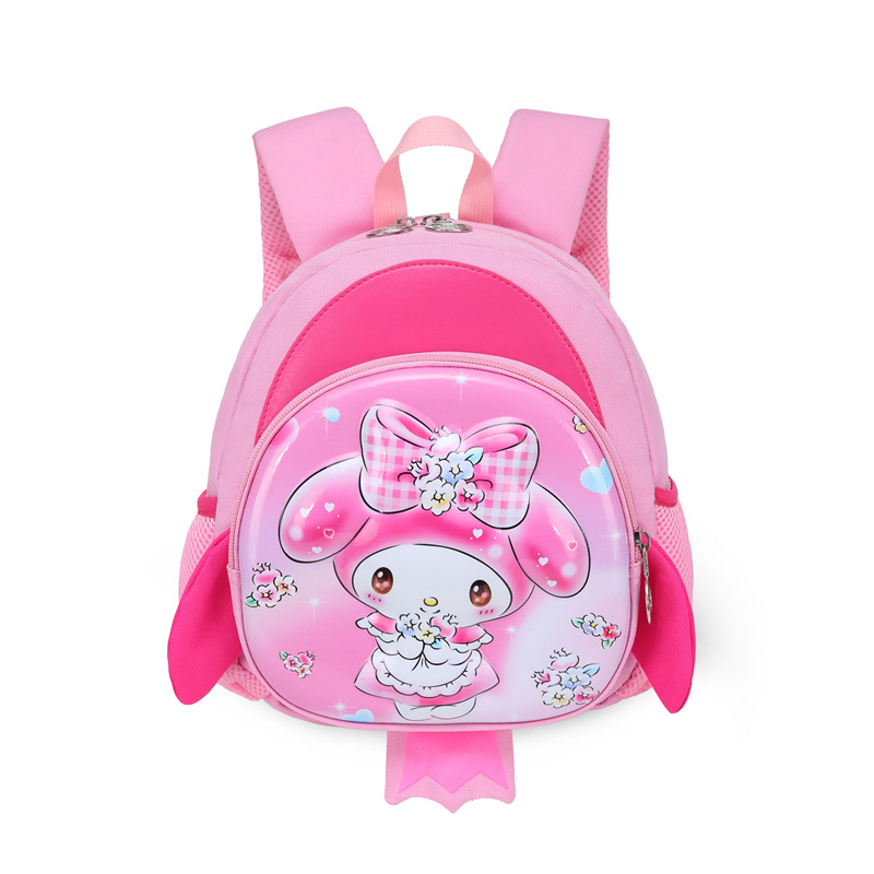 Mochila de jardín de infantes 3 - 6 años de edad Mochila para niños, mochila de cartón de dibujos animados, mochila de cáscara dura para niños y niñas