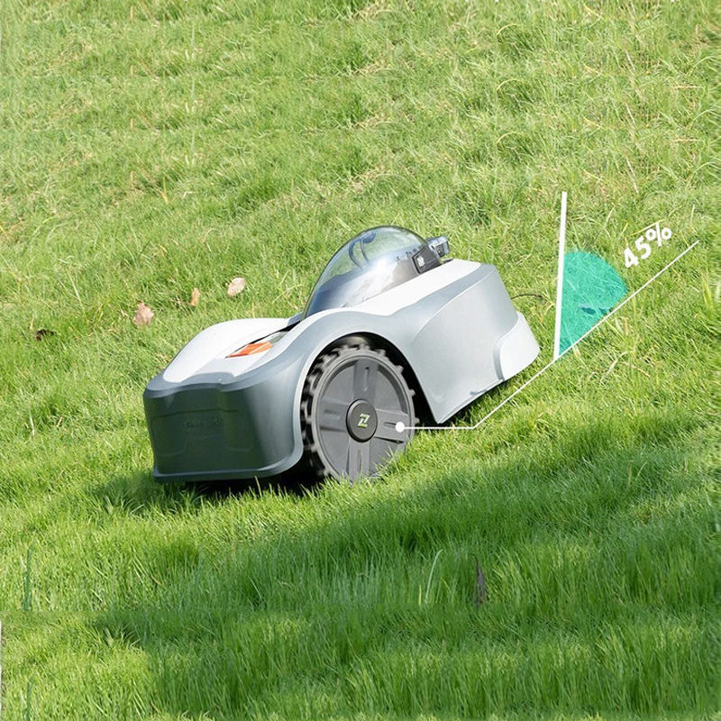 欧盟品质出口电动APP智能无人割草机器人 庭院花园无障碍草坪修剪