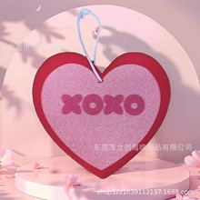 浪漫婚庆大红色28*22粉红色心形卸甲海绵 美甲渐变棱形泡棉厂家
