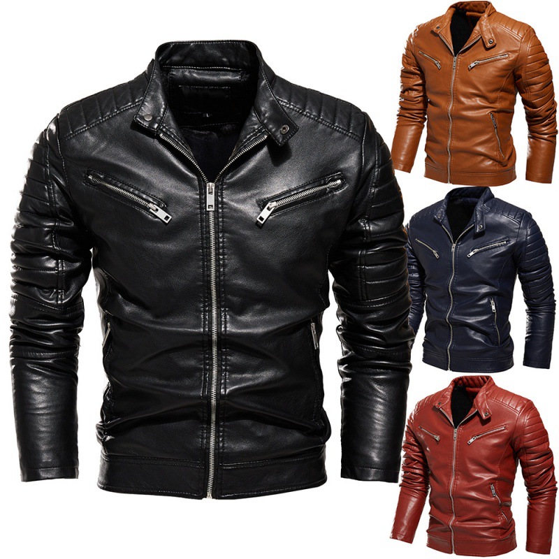 Veste en cuir homme - Ref 3443893 Image 1