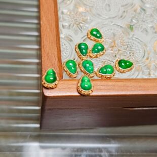������Ȼ�{ˮ���G����J����S925�y���DIY���渣��������