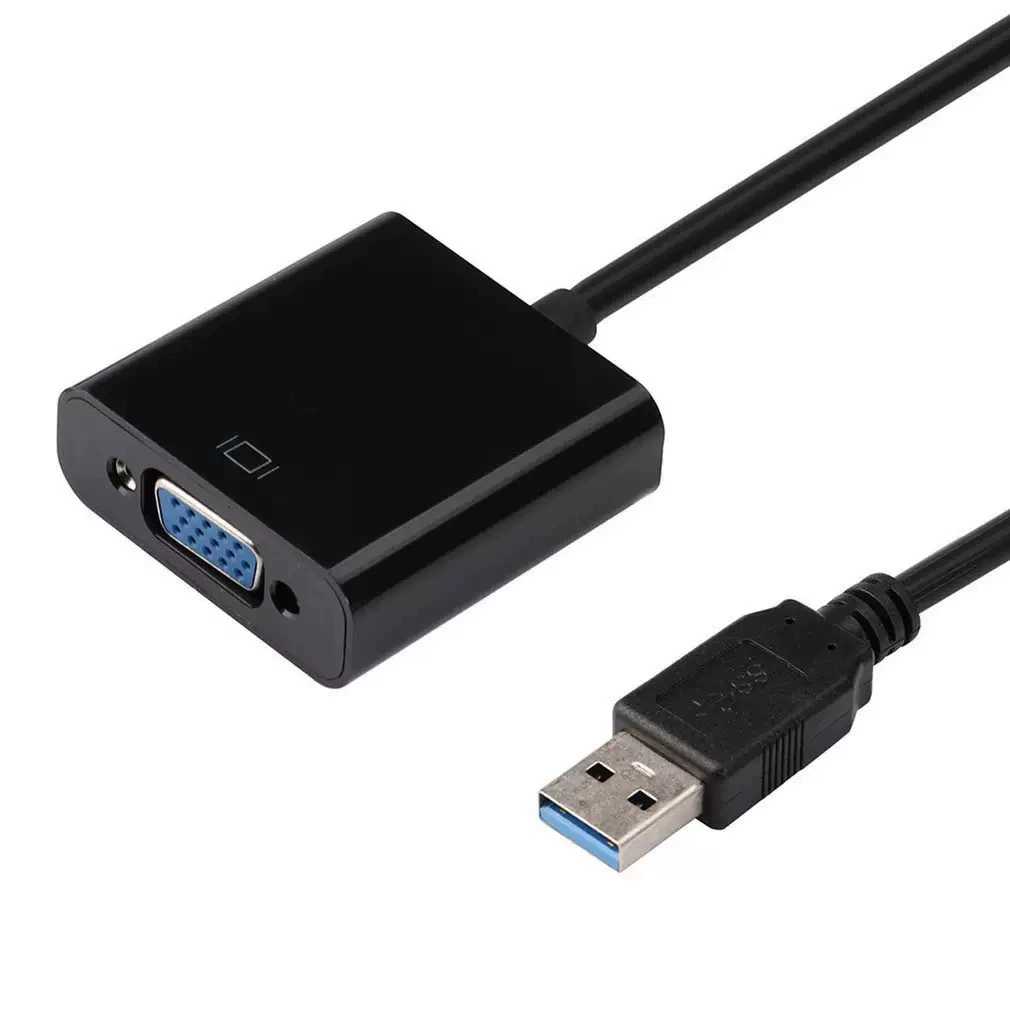 Адаптер USB к HDMI, кабель, без драйверов, 3.0, преобразователь USB к VGA, вывод аудио и видео, 1080p высокий разрешение