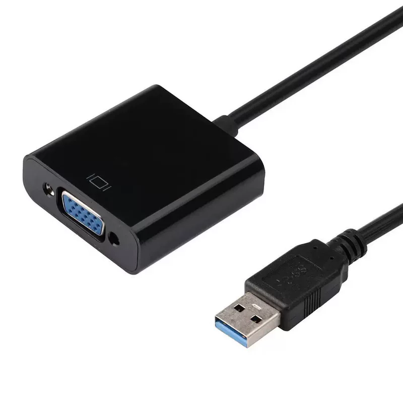 Адаптер USB к HDMI, кабель, без драйверов, 3.0, преобразователь USB к VGA, вывод аудио и видео, 1080p высокий разрешение