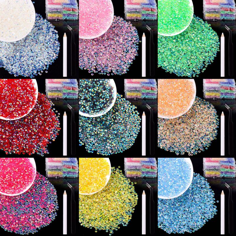 Cross-border Amazon Explosions 2mm3mm4mm Flat Bottom Resin Drill DIY Handmade Mug Mobile Phone Shell Beauty Sticker Drill Cross-border Amazon Explosions 2mm3mm4mm Flat Bottom Resin Drill DIY Handmade Mug Mobile Phone Shell Beauty Sticker Drill