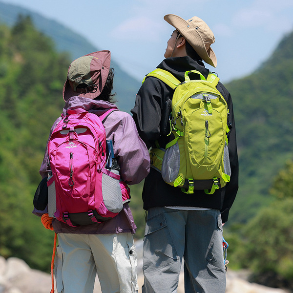 Capacious climbing backpack for men and women