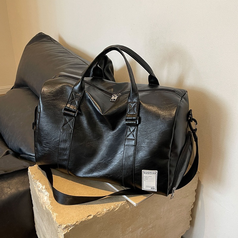 Bolsa de moda para salir, bolsa de ejercicio, bolsa de mano de separación seca y húmeda, bolsa de cuero para hombres, bolsa de viaje de gran capacidad para mujeres