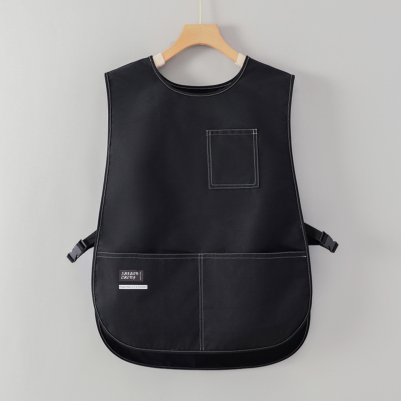 Chaleco delantal hombro red red cocina doméstica 2025 nuevo trabajo impermeable a prueba de aceite impresión de logotipo personalizado femenino