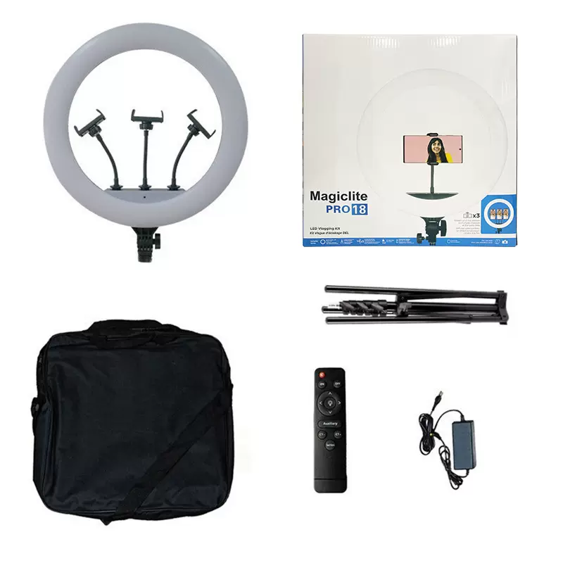 18寸补光灯套装 led环形抖音主播美颜嫩肤手机直播灯网红摄影灯