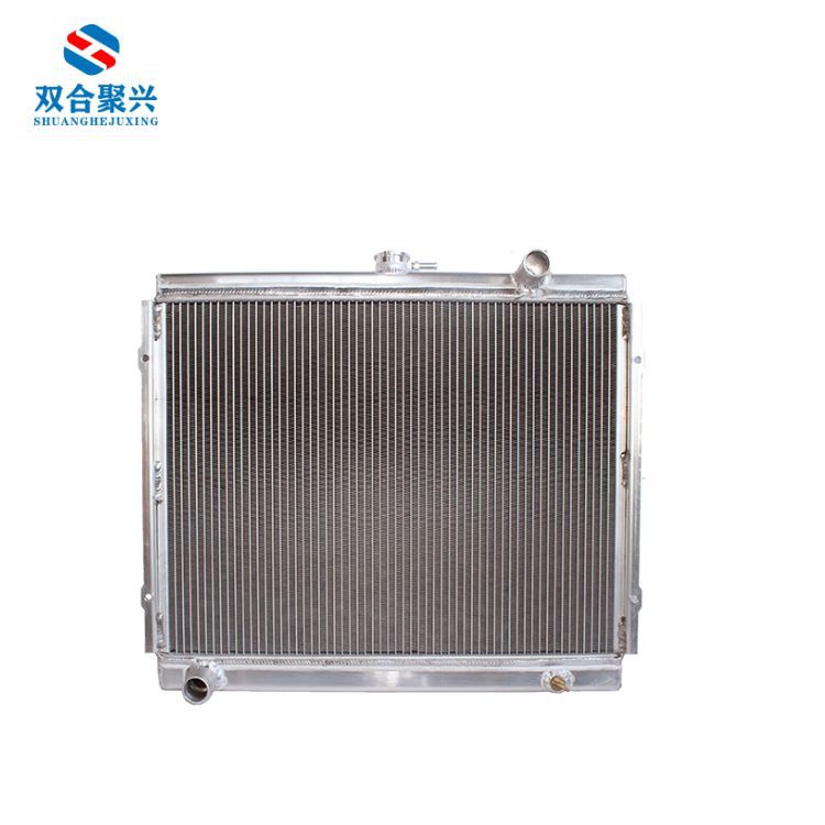 厂家供应全铝口琴式板翅式换热器散热器管带式水箱设备空调散热片