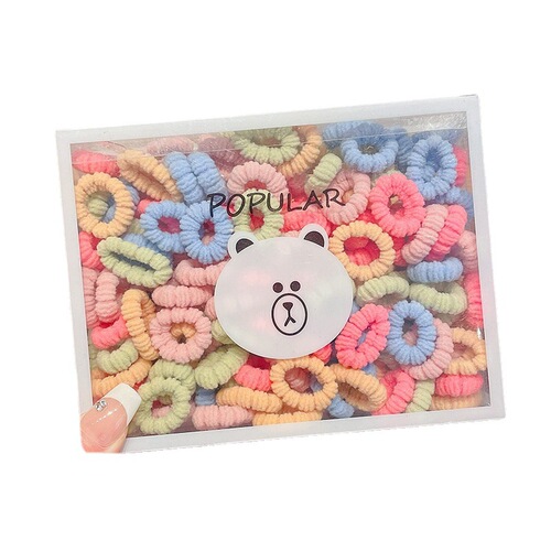Children's towel hair tie, girl's hair tie, baby's headband does not hurt hair, high elasticity and durability, girls' hair accessories, girls' hair tie