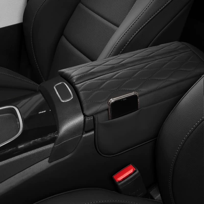 Suitable for Mercedes-Benz A- Armrest box pad - mercedes-benz-a-gla-glb-eqa-eqb-b-class-black
