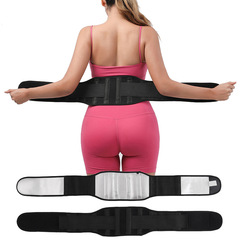 Cross-border fitness girdle, compression support, waist protection, sweating, postpartum belly tightening, waist tightening, silver ion plastic belt