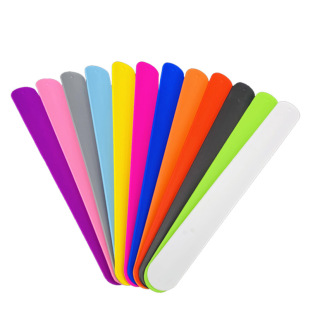 Silicone Snap Ring Slap Bracelet Customization Link Can Be Printed with Silk Screen and Mold Transfer Printing Heat Transfer Size Customization