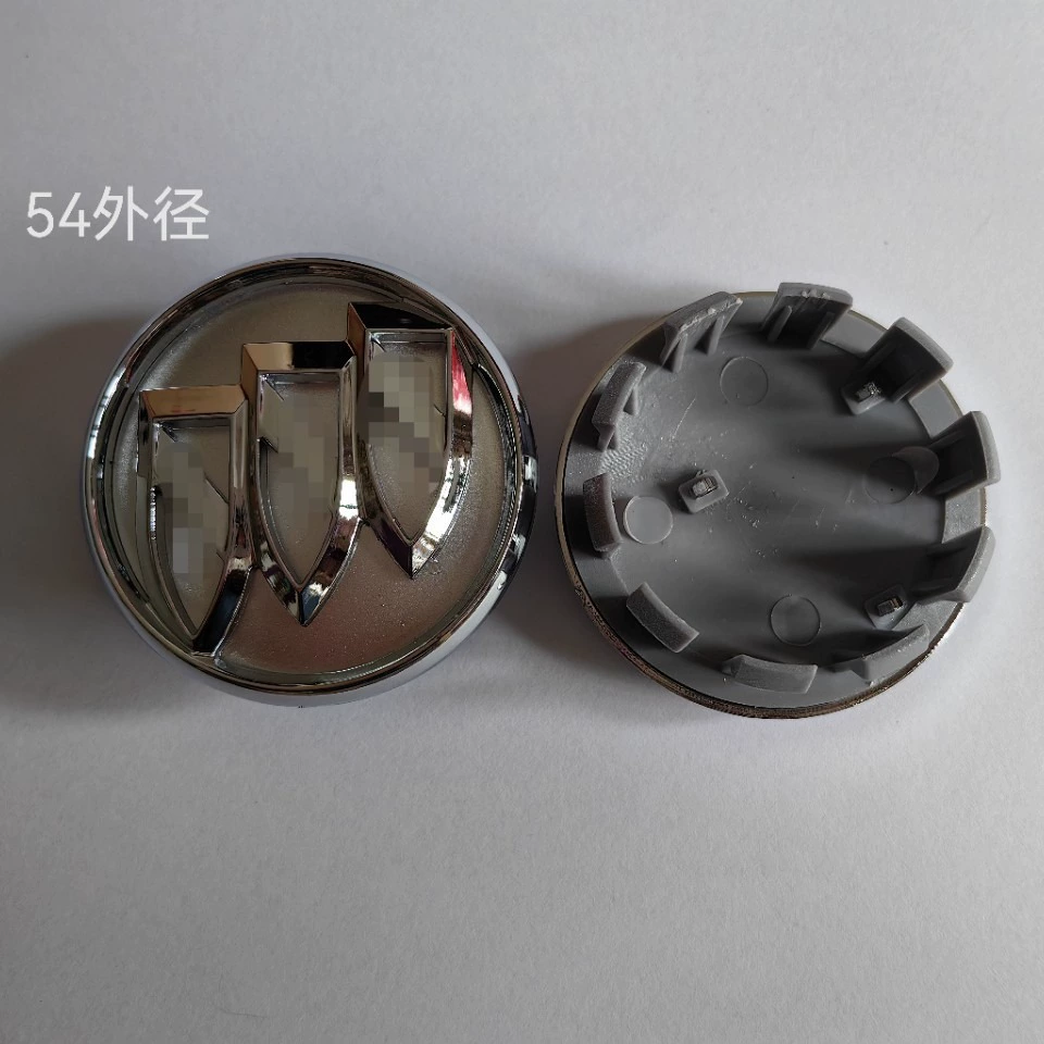 Внешний диаметр 54, колпачок колеса не грамма, основание ABS, процесс гальванической маркировки