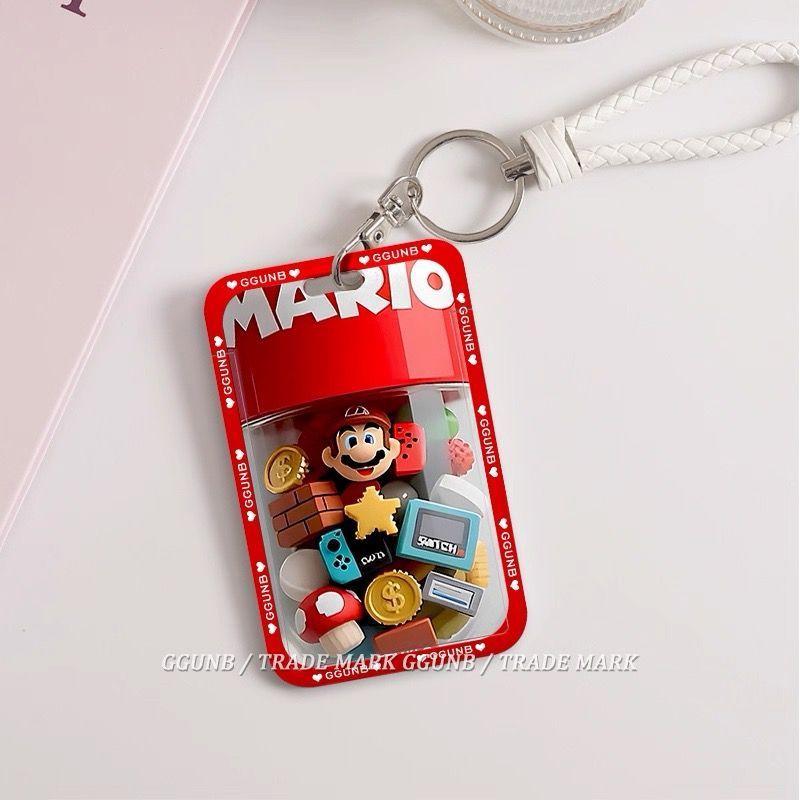 3D pequeñas piezas Mario NFC tarjeta de inducción de estudiantes tarjetas deslizantes tarjetas de comida tarjetas de batería metro bolsa de tarjetas comunitarias image 5