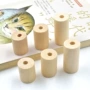 原木色圆柱形直孔25-40mm桶珠