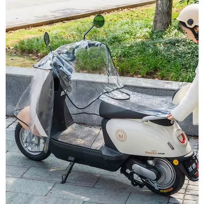 Motorcycle front windshield shield front wind shield battery - pvc-waterproof-cover-universal-transparent-hem-extra-large-tail-piece