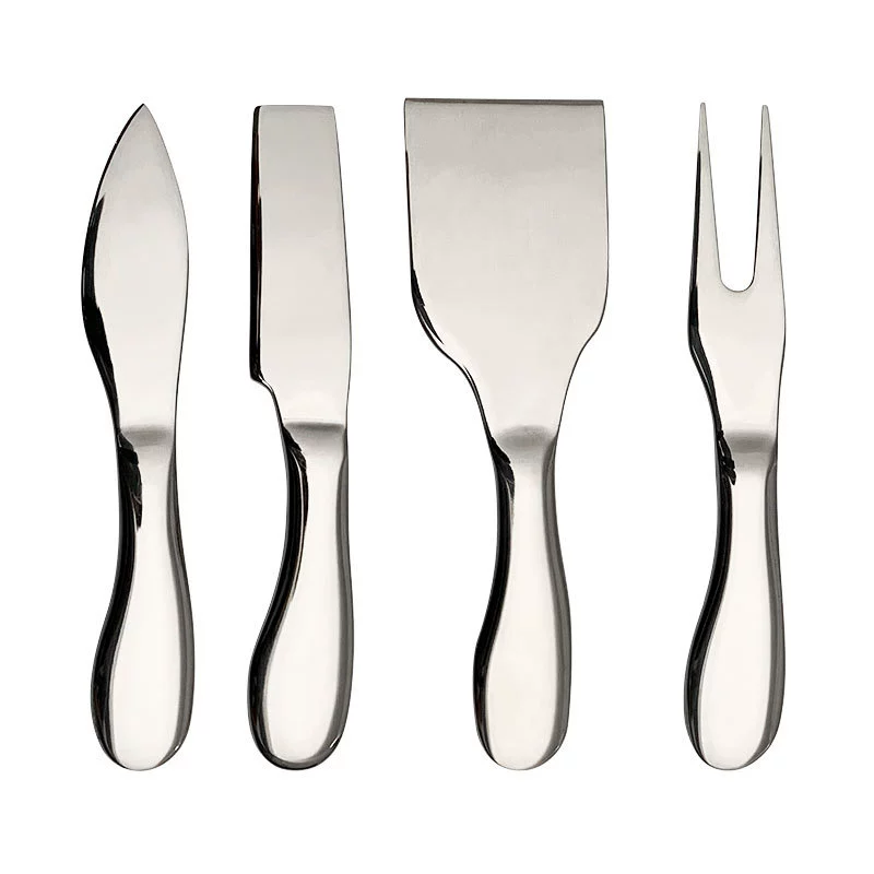 Gift box stainless steel, set, oil, fruit fork, shovel, (Cross-border trading), 4 pieces
