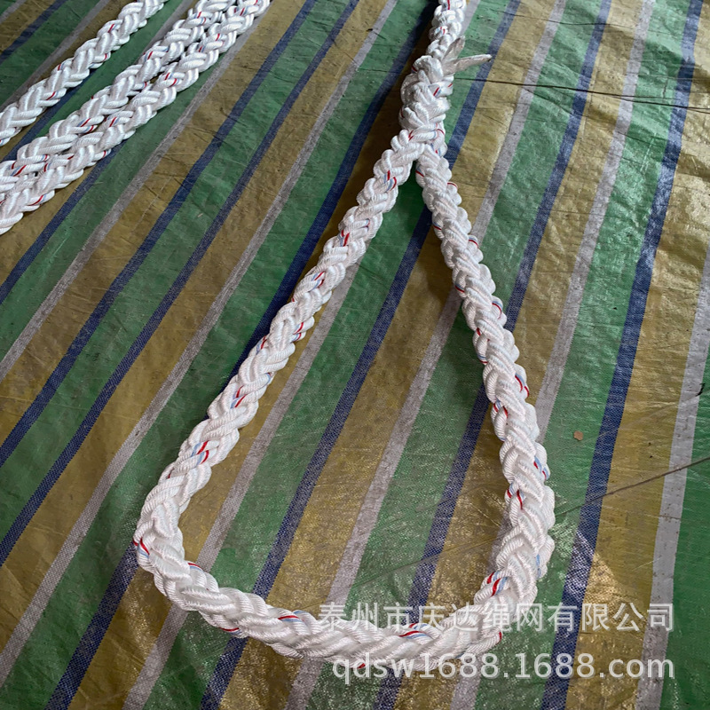 供应丙纶八股编织缆绳 绳缆 涤丙混合缆绳 三股涤纶尼龙沉水浮绳