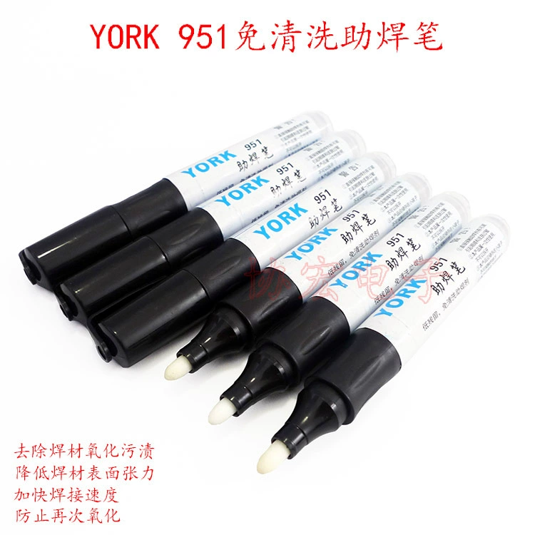 YORK 951 low solid non clean flux pen Повторное использование паяльной ручки без очистки 10ml