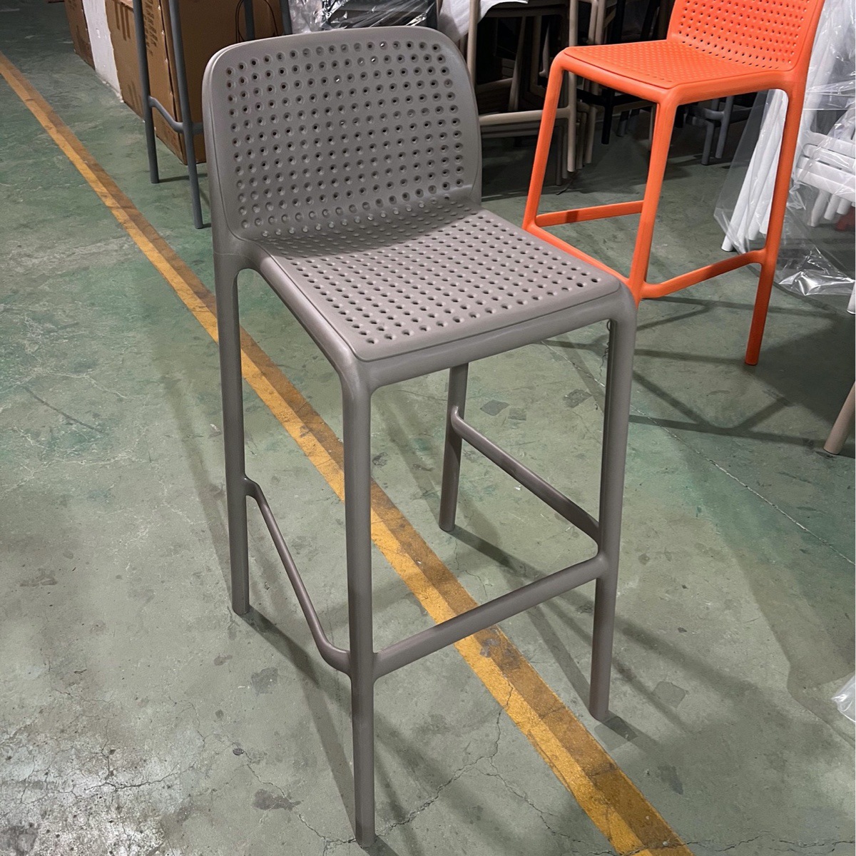 따뜻한 회색 75cm 높이