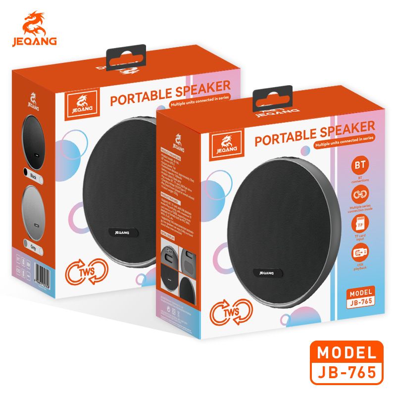 Factory Direct Sales Metal Bluetooth Audio Home Desktop Stereo Speakers Portable High-Fidelity Computer Speakers