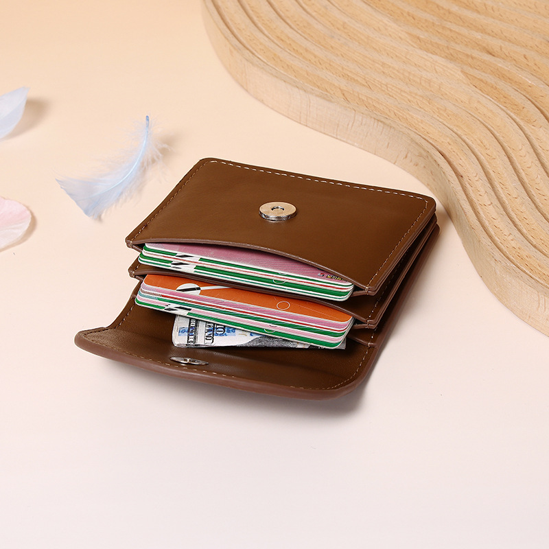 Solid Color Card Holder For Passport And Travel Essentials_voghion.com