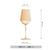 Wineglass, glossy crystal, golden cup