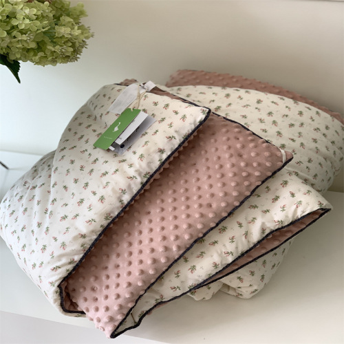 Exported to Korea ins double beanie quilt pure cotton warm velvet quilt core thickened autumn and winter quilt washable quilt core wholesale