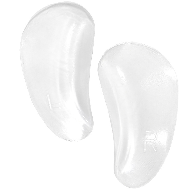 Silicone para adultos y niños pequeños soporte de arco plano calzado de calzado antideslizante amortiguador almohadilla de arco de gel almohadilla de centro del pie