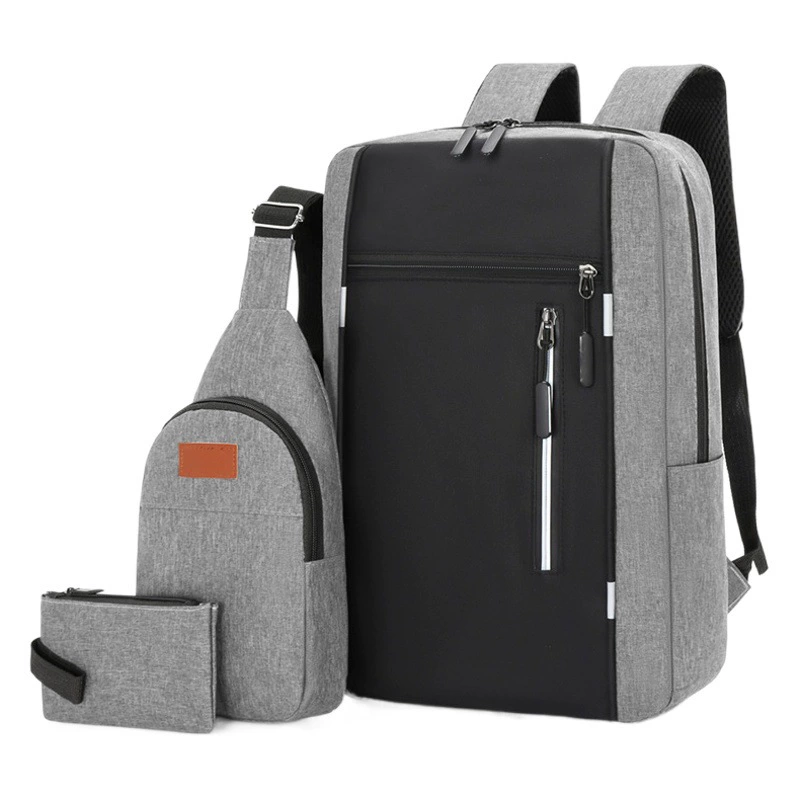 Трансграничная трехсекционная деловая сумка для ноутбука, дорожный рюкзак, мужской высококачественный рюкзак большой вместимости