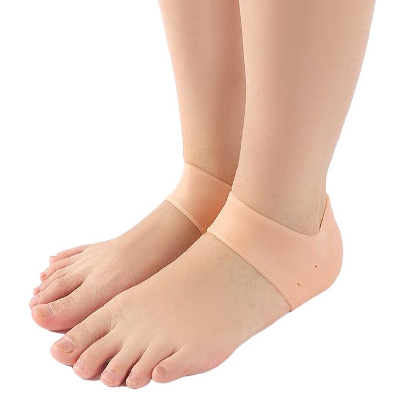 Suministro en stock de silicona cubierta protectora del talón trasero SEBS Cuidado del pie flexible elástico trasero almohadilla del pie fábrica al por mayor