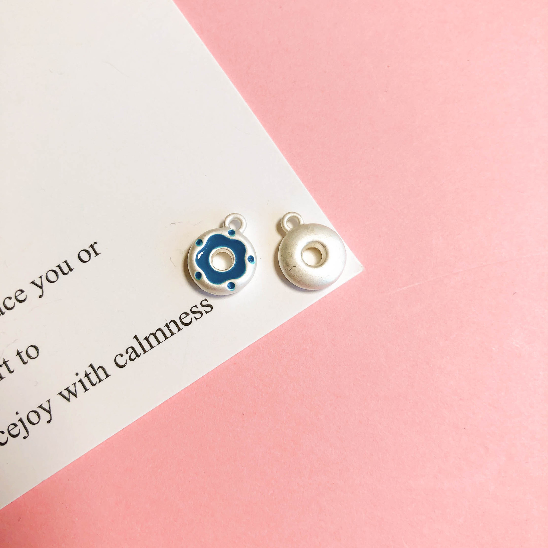 11g Weight Pendant Jewelry Making Type DIY Jewelry Accessories Classification 6 Pieces Quantity Alloy Material Ice Cream Pattern Enamel Design Cartoon Style Style 6 Pieces Alloy Ice Cream Pendant 8