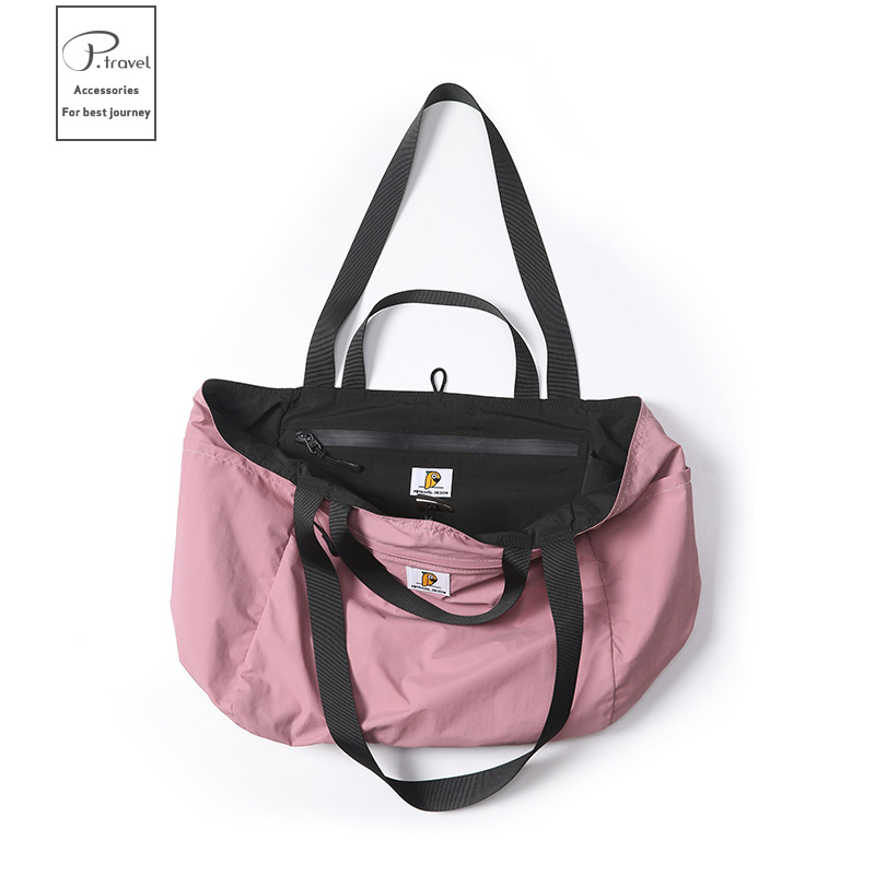 P.travel nuevo de doble cara de nylon de la momia de cercanías viaje de negocios de ocio de la moda bolsa de viaje de los hombres y las mujeres de peso ligero de gran capacidad