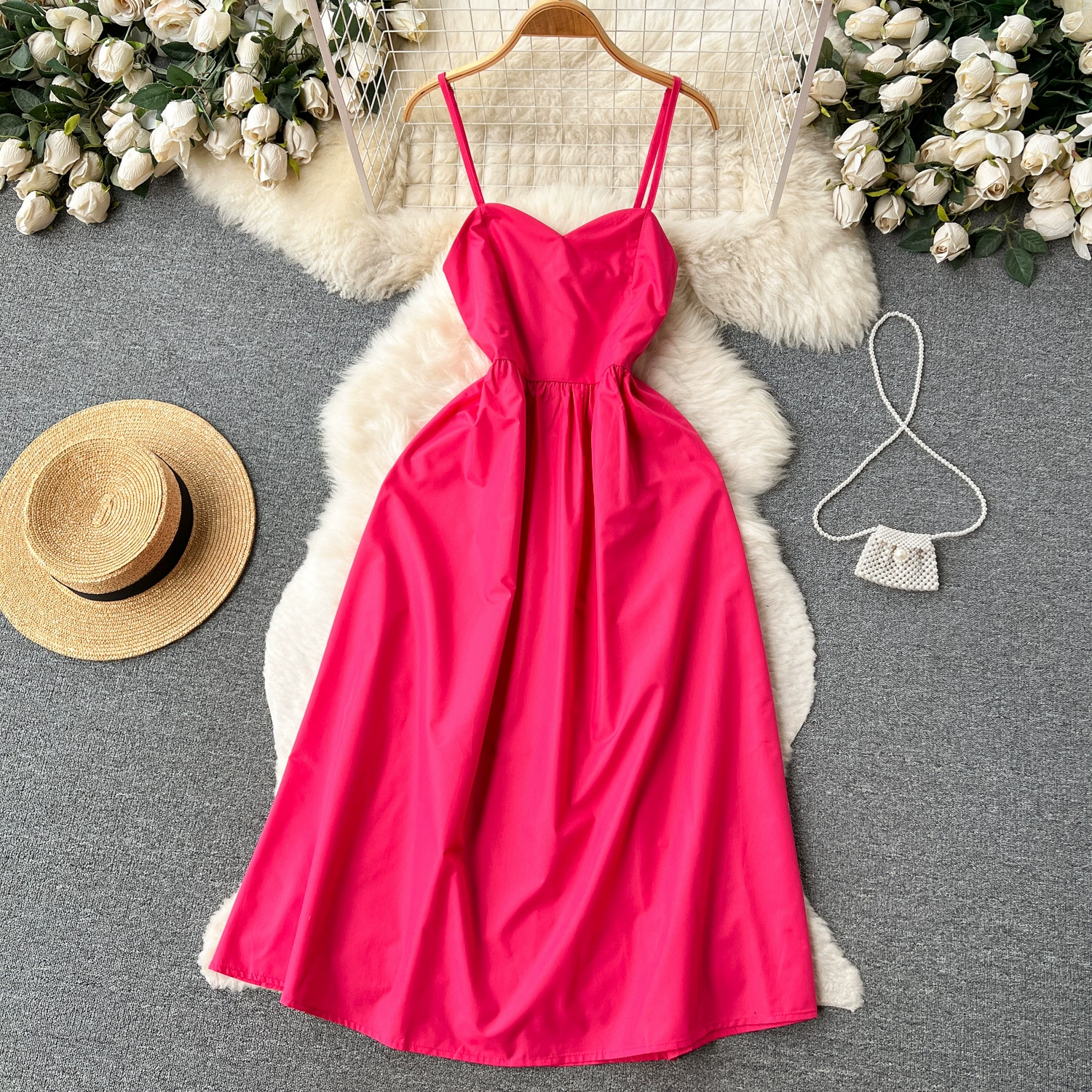 Новый стиль ниши премиум-класса подтяжка платье женский темперамент