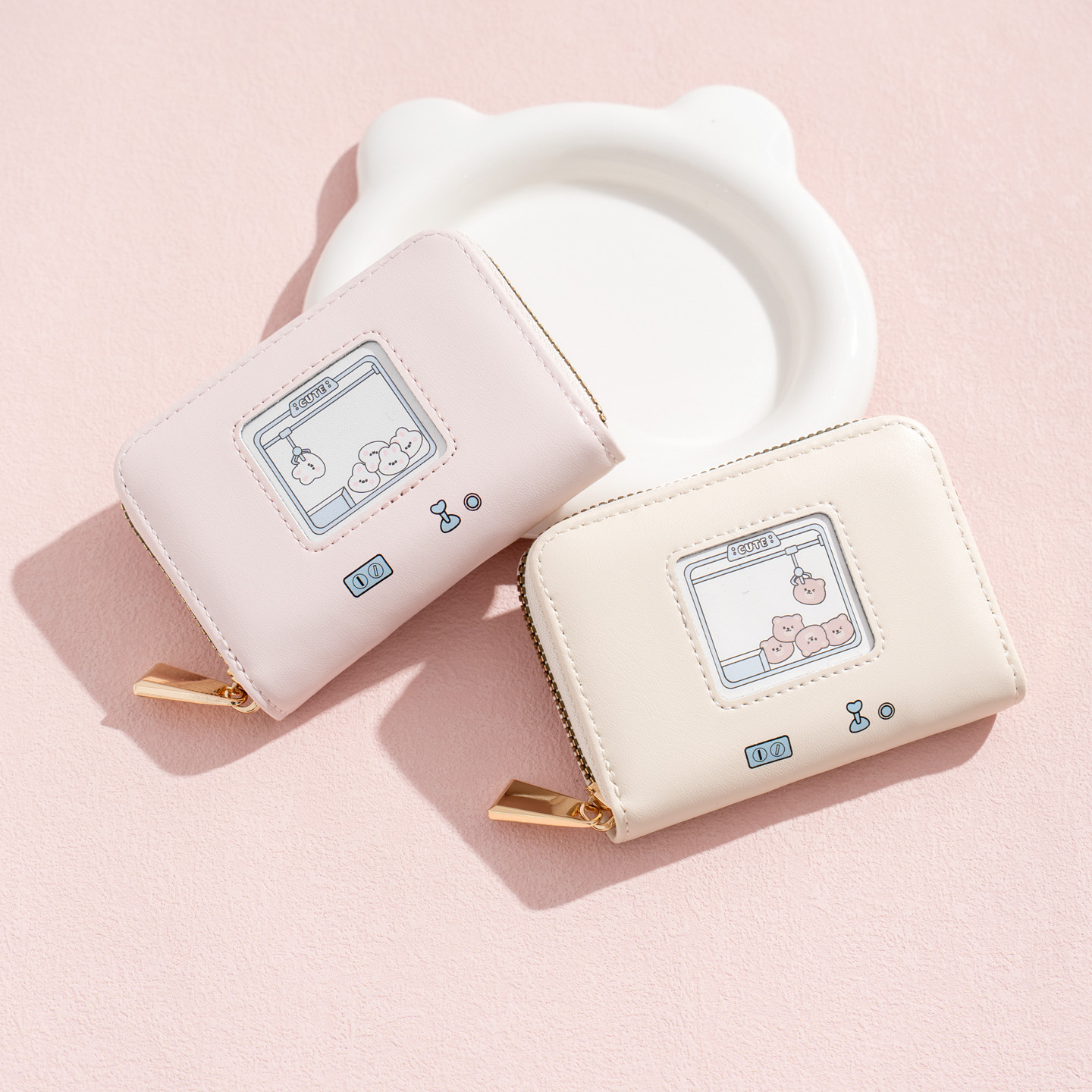 Bolsa de tarjetas, nuevo mini bolso de cambio lindo, bolsa de tarjetas de órgano animal