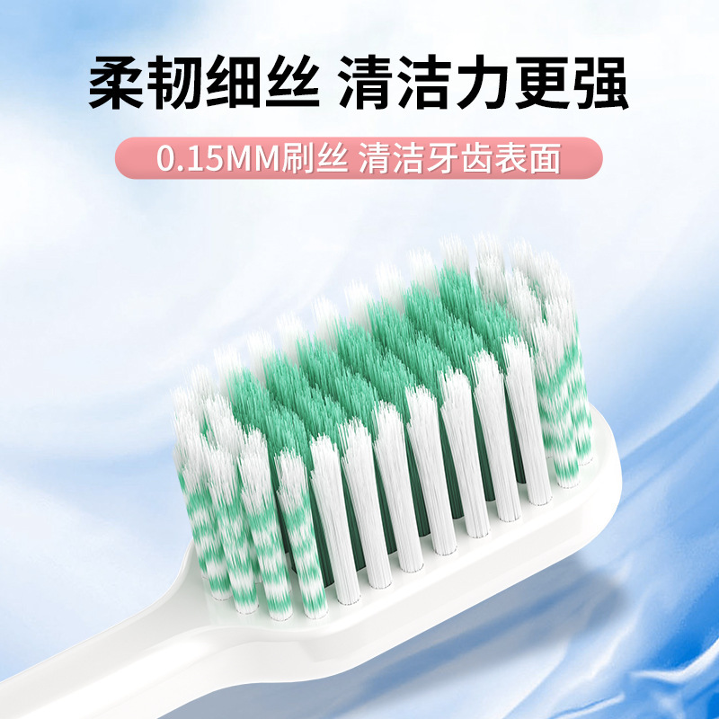 英国品牌成人牙刷独立包装水晶螺旋刷毛清洁护龈家用牙刷软毛高级|undefined