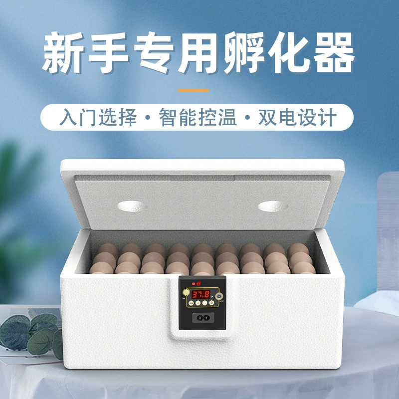 Полностью автоматический инкубатор с интеллектуальным контролем температуры, мини-инкубатор для цыплят, уток, гусей и птиц