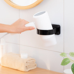 Hair dryer storage rack without punching plastic adhesive bathroom toilet cloakroom modern simple hair dryer rack