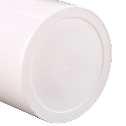 Plastic bucket food-grade sealed transparent handle milk tea packing round bucket thickened small water bucket 5L square bucket 5 liters
