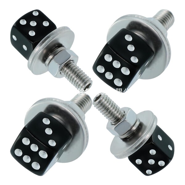 Dice brand car license plate screw fastener set car license plate…