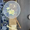 Beige fairy double sided embroidery