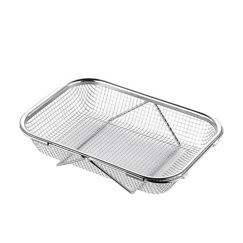 Cross-border stainless steel sink drain basket kitchen pool expandable vegetable washing basket multi-functional tableware vegetable drain rack