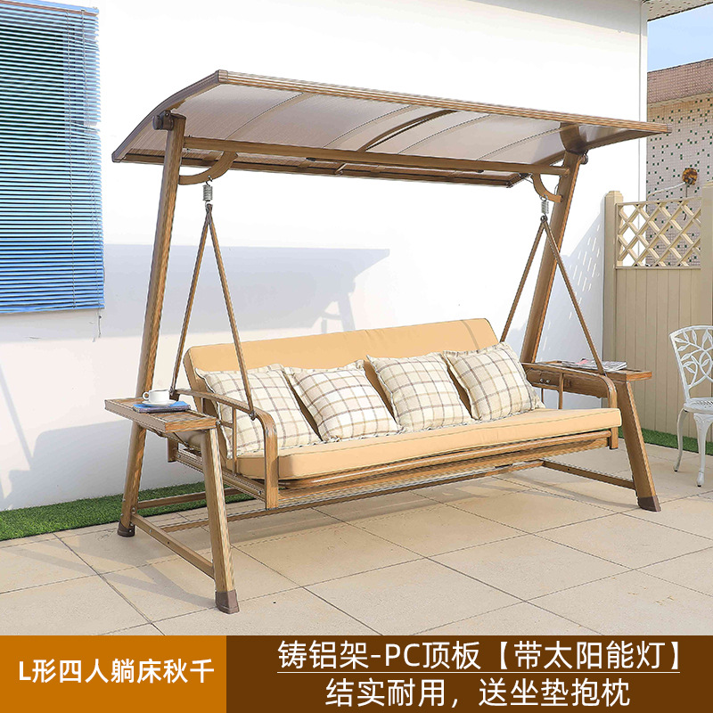 Columpio al aire libre hamaca patio acostado cama balcón silla colgante jardín reclinable ocio Nordic Internet celebridad columpio