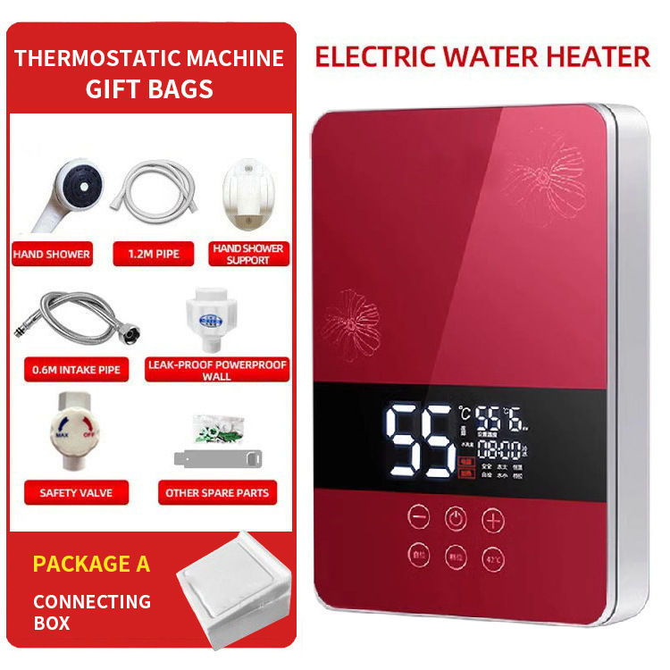 国境を越えたインスタント電気温水器 110V 家庭用インスタント加熱小型シャワーインテリジェント恒温バス省エネ|undefined