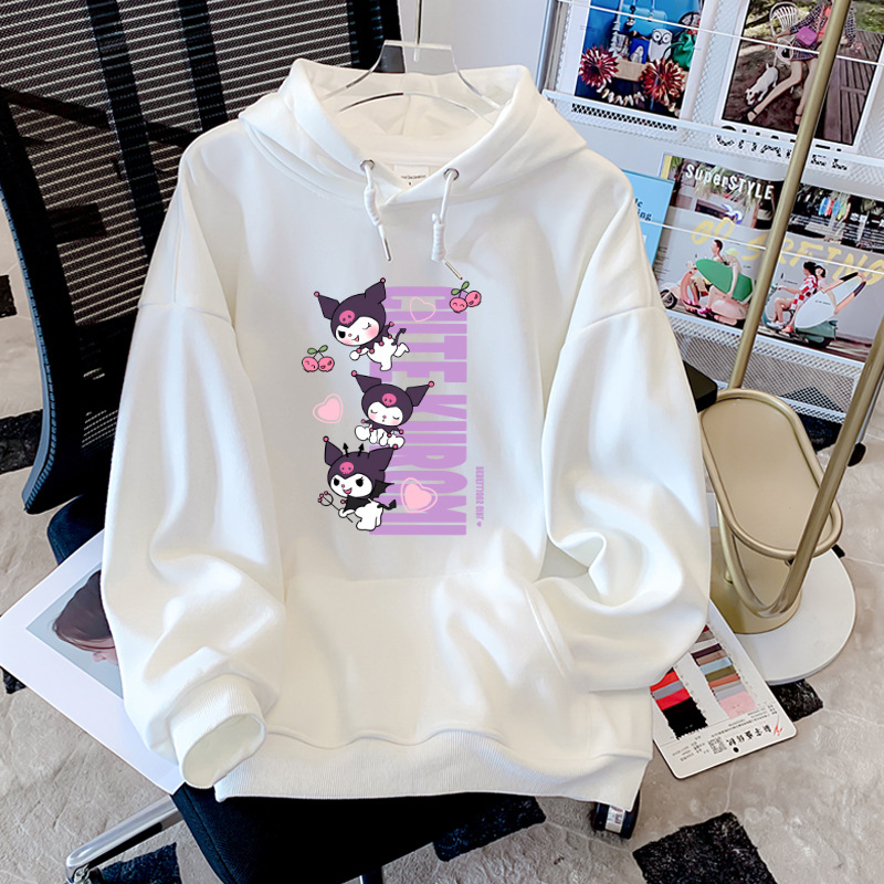 흰색 후드 쿠로미 [후드 로프 없음]