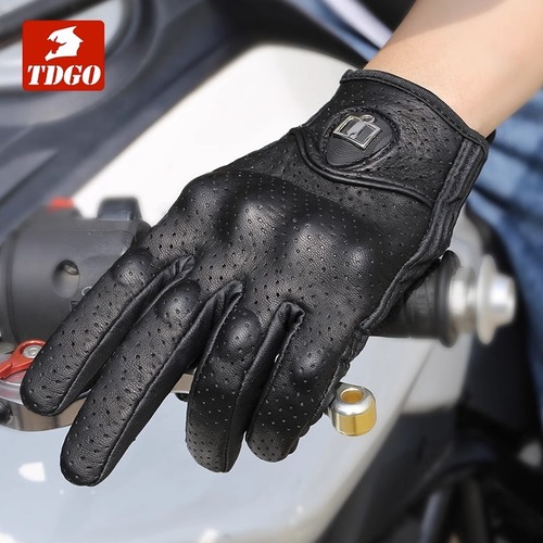 Motorcycle gloves wholesale summer riding anti-fall breathable windproof Harley retro cruise motorcycle equipment leather gloves