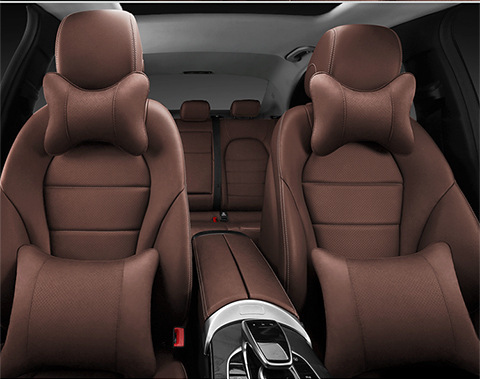 Suede car headrest car interior accessories car neck pillow small pillow seat cushion large pillow bone headrest